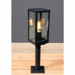 Borne lumineuse Lutec KARO Noir, 1 lumière