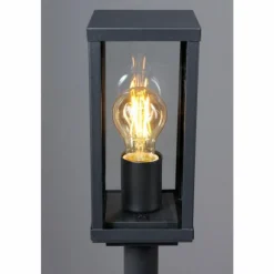 Borne lumineuse Lutec KARO Noir, 1 lumière