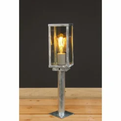 Borne lumineuse Lutec KARO Zingué, 1 lumière