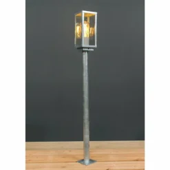 Borne lumineuse Lutec KARO Zingué, 1 lumière