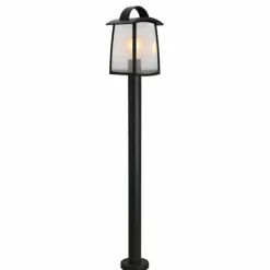 Borne lumineuse Lutec KELSEY Noir, 1 lumière