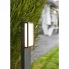 Borne lumineuse Lutec QUBO LED Anthracite, 1 lumière, Changeur de couleurs