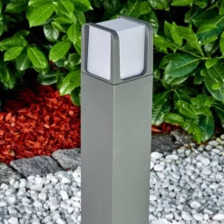 Borne lumineuse Lysabbel LED Anthracite, 1 lumière