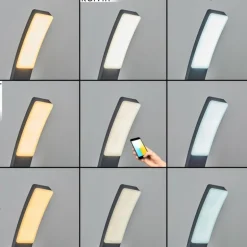 Borne lumineuse Maseru LED Anthracite, 1 lumière
