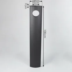 Borne lumineuse Narunteno LED Anthracite, 1 lumière