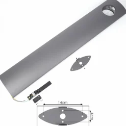 Borne lumineuse Narunteno LED Anthracite, 1 lumière
