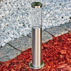 Borne lumineuse Noreaz LED Chrome, 1 lumière
