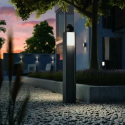 Borne lumineuse Philips Hue White Turaco LED Anthracite, 1 lumière