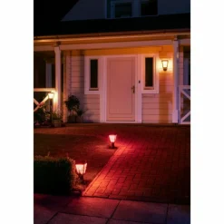 Borne lumineuse Philips Hue Ambiance White & Color Econic LED Noir, 1 lumière, Changeur de couleurs