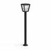 Borne lumineuse Philips Hue Ambiance White & Color Econic LED Noir, 1 lumière, Changeur de couleurs