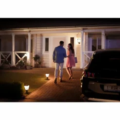 Borne lumineuse Philips Hue Ambiance White & Color Econic LED Noir, 1 lumière, Changeur de couleurs