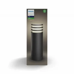 Borne lumineuse Philips Hue White Lucca LED Anthracite, 1 lumière