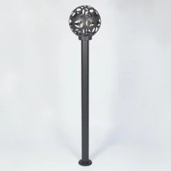 Borne lumineuse Saaseg Noir, 1 lumière