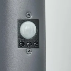 Borne lumineuse Sessa Anthracite, 1 lumière, Détecteur de mouvement