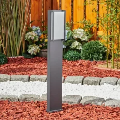 Borne lumineuse Skove LED Anthracite, 1 lumière, Changeur de couleurs