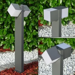 Borne lumineuse Swanek LED Anthracite, 1 lumière