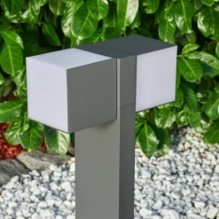 Borne lumineuse Swanek LED Anthracite, 1 lumière