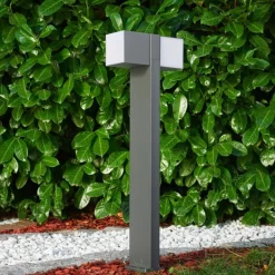 Borne lumineuse Swanek LED Anthracite, 1 lumière