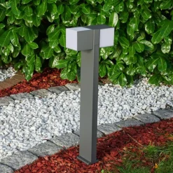 Borne lumineuse Swanek LED Anthracite, 1 lumière