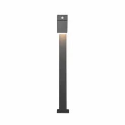 Borne lumineuse Trio Avon LED Anthracite, 1 lumière, Détecteur de mouvement