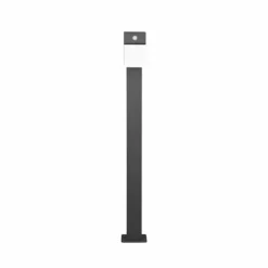 Borne lumineuse Trio Avon LED Anthracite, 1 lumière, Détecteur de mouvement
