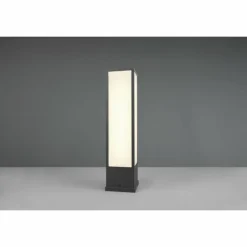 Borne lumineuse Trio Fuerte LED Anthracite, 1 lumière