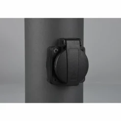 Borne lumineuse Trio Hoosic Anthracite, 1 lumière