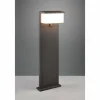 Borne lumineuse Trio Nestos LED Anthracite, 1 lumière, Détecteur de mouvement