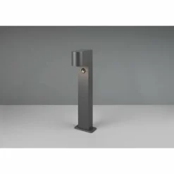 Borne lumineuse Trio Roya Anthracite, 1 lumière, Détecteur de mouvement