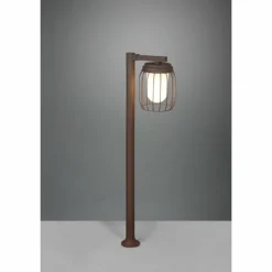 Borne lumineuse Trio Tuela Rouille, 1 lumière