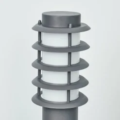 Borne lumineuse Tunes Anthracite, 1 lumière, Détecteur de mouvement