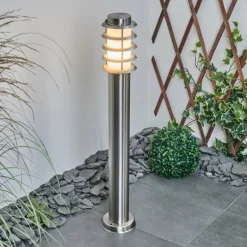Borne lumineuse Tunes Nickel mat, 1 lumière