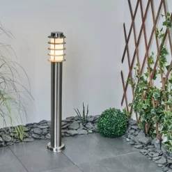 Borne lumineuse Tunes Nickel mat, 1 lumière