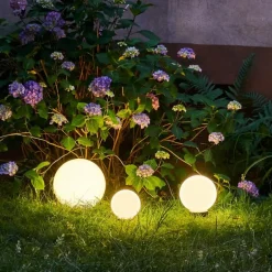 Boule lumineuse Campinas LED Noir, Blanc, 1 lumière