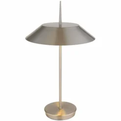 Luminaires Globo Lighting Lampes À Poser|Brenlor Lampe à poser Nickel mat, 2 lumières