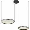 Luminaires Globo Lighting Suspensions|Briggs Suspension LED Noir, 1 lumière, Télécommandes