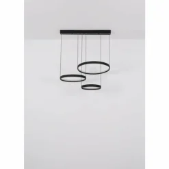 Luminaires Globo Lighting Éclairage Led|Briggs Suspension LED Noir, 1 lumière, Télécommandes