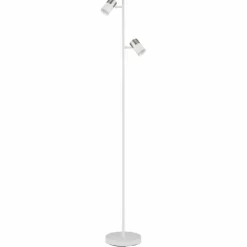 Luminaires Globo Lighting Lampadaires Et Lampes Sur Pied|Brisbon Lampadaire Blanc, 2 lumières