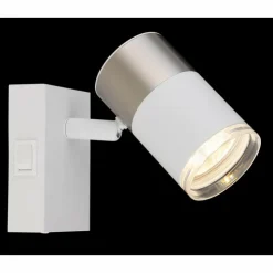 Luminaires Globo Lighting Spots Et Projecteurs|Brisbon Plafonnier, Spot de plafond, Applique murale, Spot mural Blanc, 1 lumière