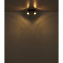Luminaires Globo Lighting Spots Et Projecteurs|Brisbon Plafonnier, Spot de plafond, Applique murale, Spot mural Blanc, 2 lumières