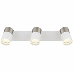 Luminaires Globo Lighting Spots Et Projecteurs|Brisbon Plafonnier, Spot de plafond, Applique murale, Spot mural Blanc, 3 lumières