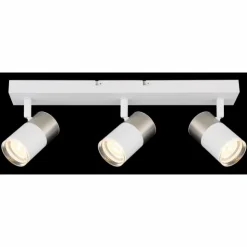 Luminaires Globo Lighting Spots Et Projecteurs|Brisbon Plafonnier, Spot de plafond, Applique murale, Spot mural Blanc, 3 lumières