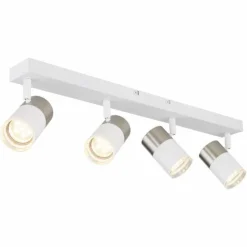 Luminaires Globo Lighting Spots Et Projecteurs|Brisbon Plafonnier, Spot de plafond, Applique murale, Spot mural Blanc, 4 lumières