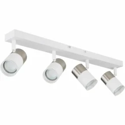 Luminaires Globo Lighting Spots Et Projecteurs|Brisbon Plafonnier, Spot de plafond, Applique murale, Spot mural Blanc, 4 lumières
