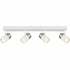 Luminaires Globo Lighting Spots Et Projecteurs|Brisbon Plafonnier, Spot de plafond, Applique murale, Spot mural Blanc, 4 lumières