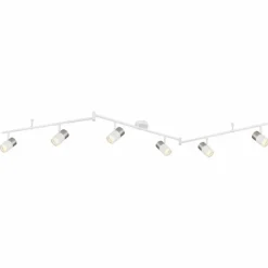 Luminaires Globo Lighting Spots Et Projecteurs|Brisbon Plafonnier, Spot de plafond, Applique murale, Spot mural Blanc, 6 lumières