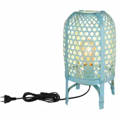 Luminaires Globo Lighting Lampes À Poser|Cairo Lampe à poser Bleu, 1 lumière