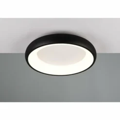 Luminaires Trio Éclairage Led|Cardona Plafonnier LED Noir, 1 lumière