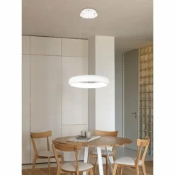 Luminaires Trio Éclairage Led|Cardona Suspension LED Blanc, 1 lumière