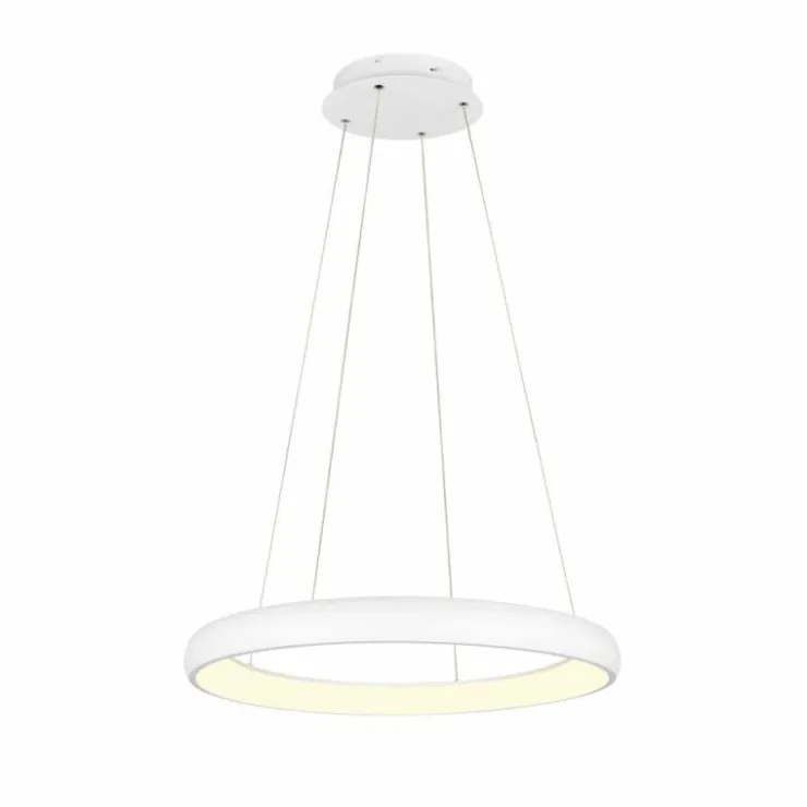 Luminaires Trio Éclairage Led|Cardona Suspension LED Blanc, 1 lumière